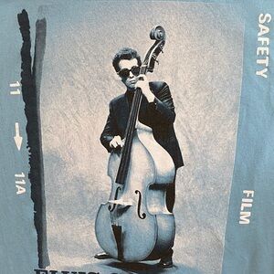 Blue Graphic Elvis Costello Concert T-Shirt